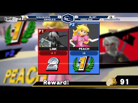 Smash Valley VII Wii U Singles - Samsora (Peach) vs BLaP! (Link) - Winners Semis