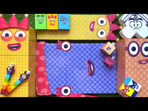 Looking for Numberblocks NEW 5961  Puzzle Tetris Shape ASMR  | Numberblocks Satisfying Video