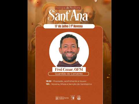 1ª NOVENA | FESTA DE NOSSA SENHORA SANT'ANA 2026 | PARAMOTI/CE.