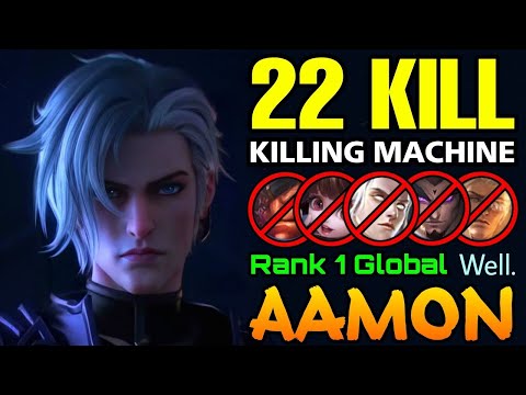 BUILD & ITEM AAMON TERSAKIT 2022 || GAMEPLAY TOP GLOBAL AAMON - MOBILE LEGEND'S || FULL HD #MLBB