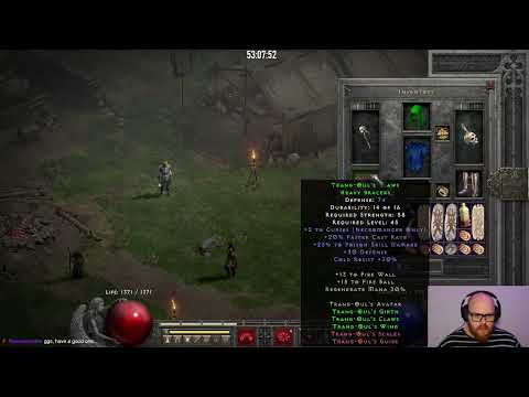 D2R 2.4 - Gear Showcase - Necromancer Only Holy Grail day6