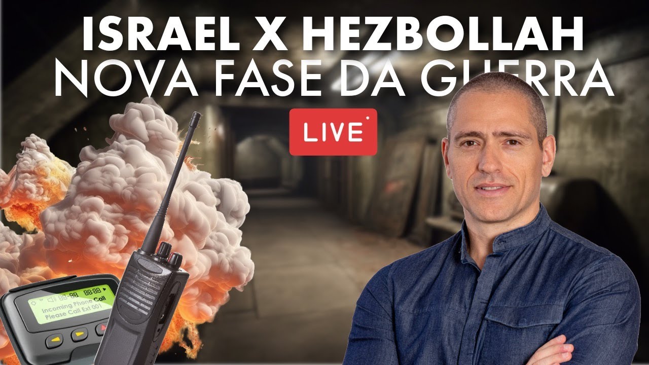 A OPERAÇÃO SECRETA CONTRA O  HEZBOLLAH - INVASÃO AO LÍBANO PRÓXIMA? | PROFESSOR HOC AO VIVO