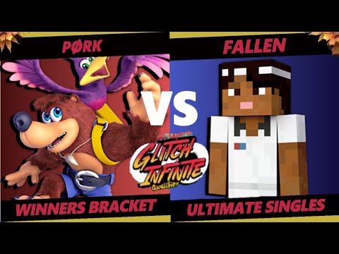 4o4 Smash Night: Glitch Qualifier - SCAD| P∅rk (Banjo & Kazooie) vs VA| Fallen (Steve) - Winners R3