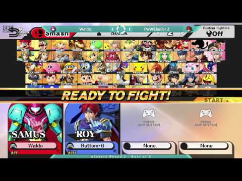 SOS33 WR2 - Waldo (Samus) vs PoW!|Junior Z (Roy)