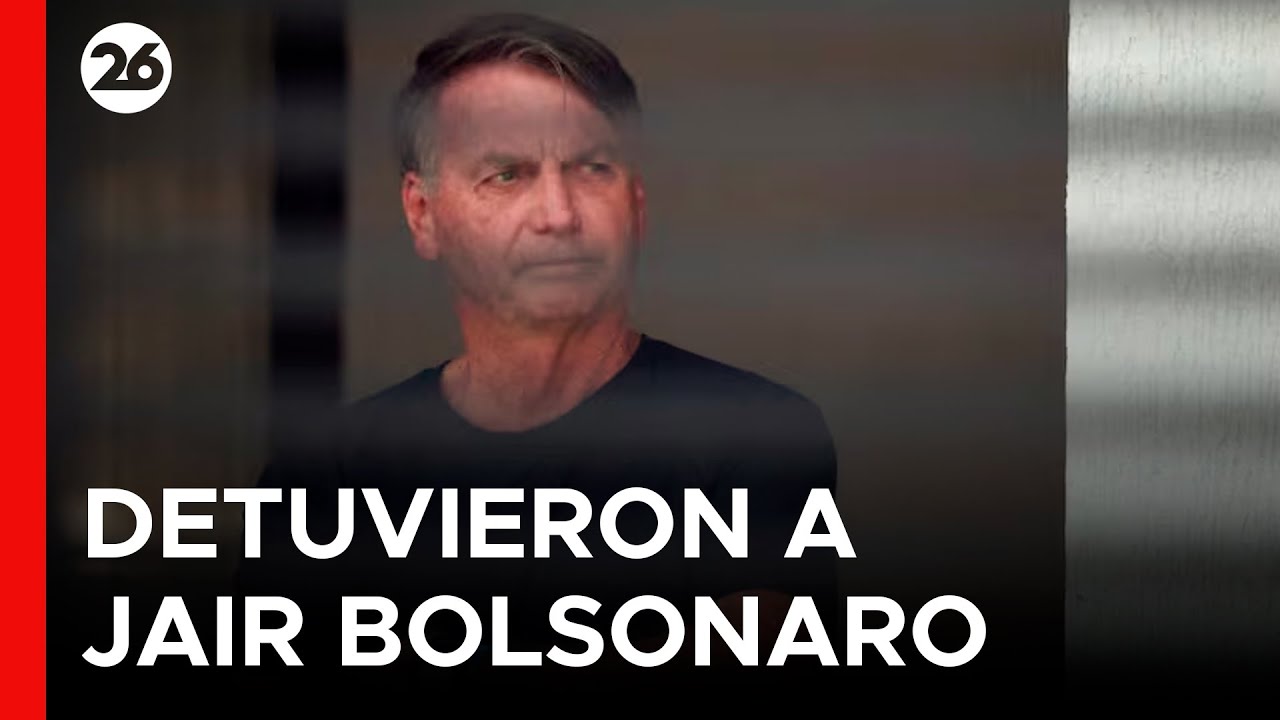 🇧🇷 BRASIL | La Policía brasileña detuvo al expresidente Jair Bolsonaro