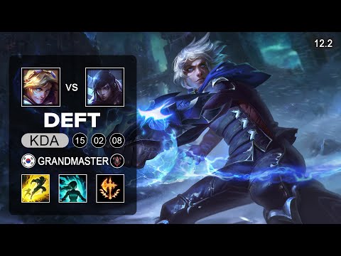 Deft Ezreal ADC vs Aphelios - KR Master - Season 12 Patch 12.2