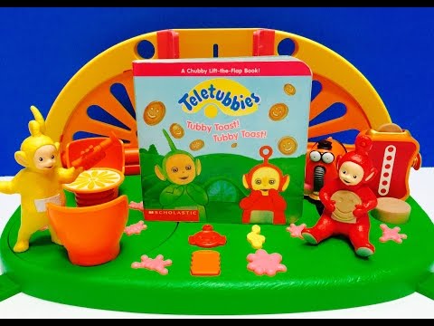 TELETUBBIES Toys Read Along TUBBY TOAST Board Book
