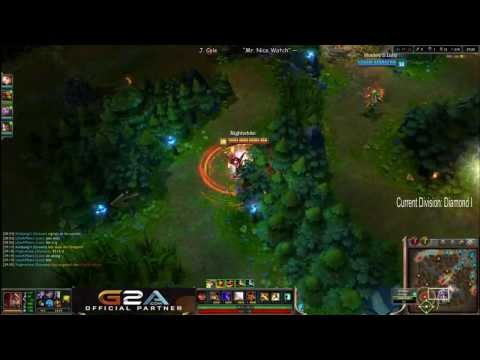 Nightblue - Shyvana vs Warwick - jungle «Beast» [R/m] (main Challenger I)