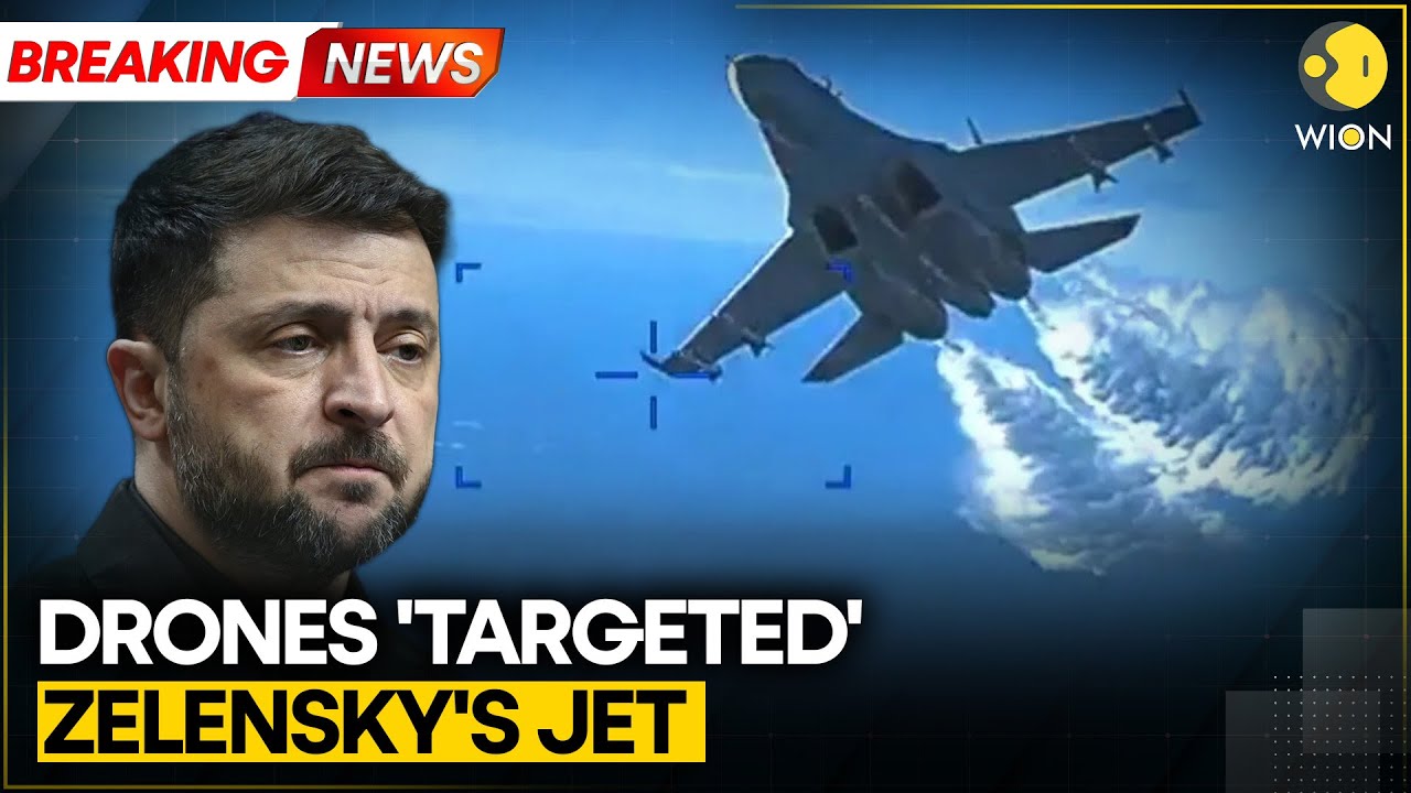 BREAKING: Zelensky's Plane 'Followed by Military Drones' in Dublin | WION
