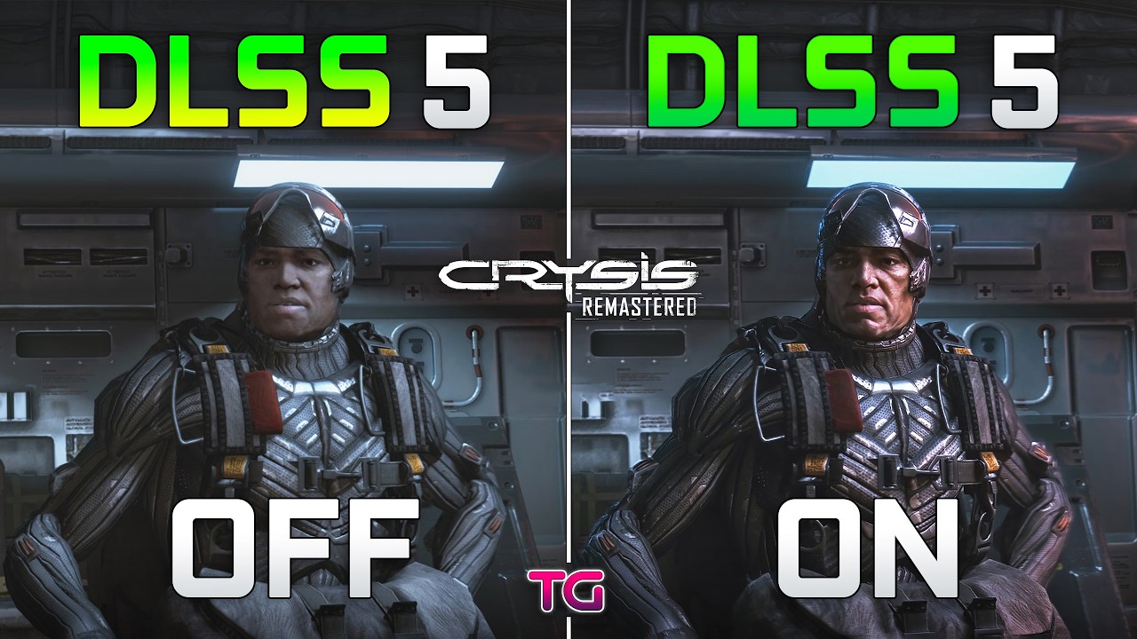 DLSS 5 Neural Rendering : ON vs OFF - Crysis Remastered | Graphics & FPS Comparison