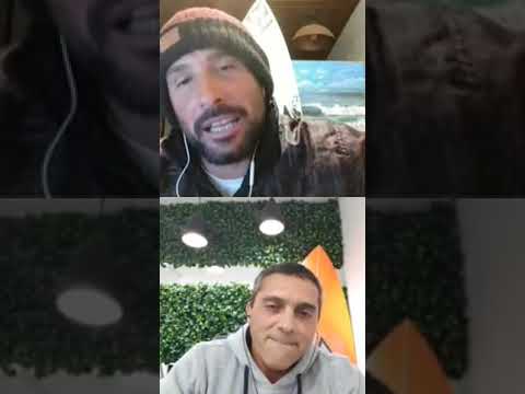 Origem e história do surf na praia do Cassino Papo#5 com Aléssio Almada e  Frank Peluffo -  parte 2