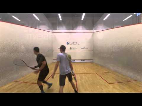 Squash NM 2016 - Kvartfinale herrer - Adrian vs Trym - del 7