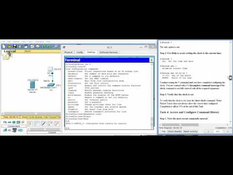 Activity 2.3.8 Configuring basic switch management CCNA cisco Packet tracer labs
