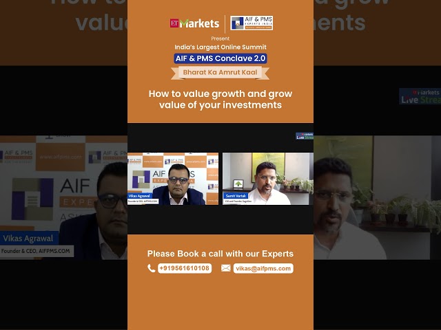 P multiples are not always proportionate to ROE | AIF & PMS Conclave 2.0 #aifpms