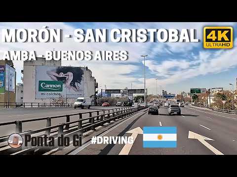 INGRESANDO a BUENOS AIRES - UN VIAJE de MORON a SAN CRISTÓBAL #driving julio 2026 ARGENTINA 🇦🇷4k