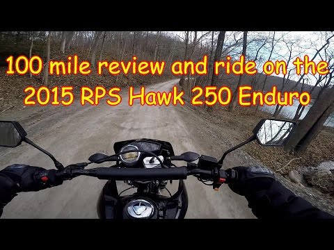 [E16] RPS Hawk 250 100 mile review and ride on the Dual Sport enduro