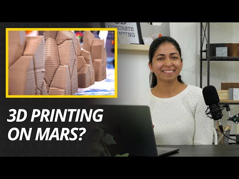 3D concrete printing on MARS?!
