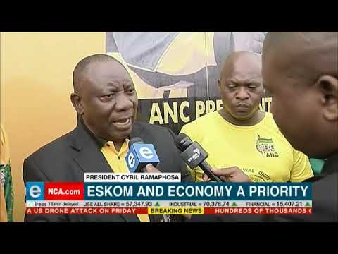 Eskom and economy a priority Ramaphosa