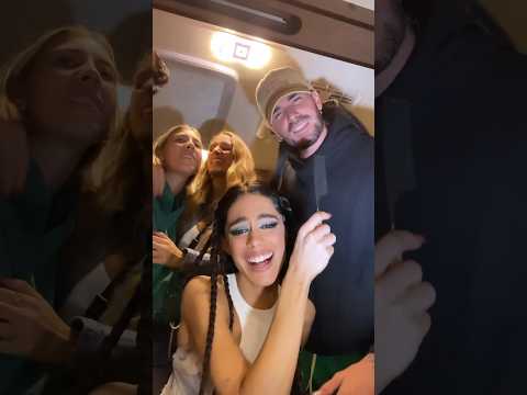 Backstage del videoclip de “Me enteré” de TINI y Tiago PZK