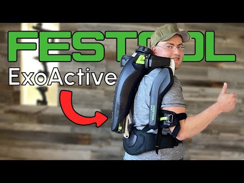 I tried the Festool ExoActive exoskeleton! - This tool might change your life!