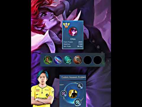 CHOU BEST BUILD 2024🔥 | CHOU MLBB #mobilelegends #mlbb #chou