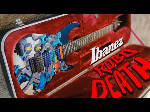Custom Painted Ibanez Prestige RG1527 “RoboDeath” image 17