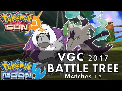 Pokémon Sun & Moon VGC 2017 Battle Tree [Part 1] - Spoilers