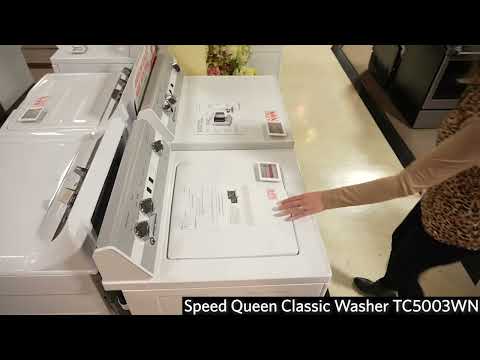 Speed Queen Top Load Washer TC5003WN Fly Over Video With Bill & Rod's Appliance