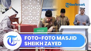 Potret Peresmian Masjid Raya Sheikh Zayed Solo oleh Presiden Jokowi dan Presiden UEA