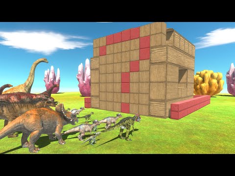 [ Mystery Box Challenge ] Carnivore VS Herbivore Dinosaurs - Animal Revolt Battle Simulator