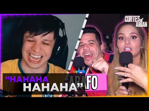 ARUAN REAGE A PERDEU A LINHA NA FESTA DA VIIHTUBE (MUCA MURIÇOCA) - Cortes do Aruan