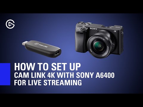 Elgato Cam Link 4K, DSL fotoaparato arba veiksmo kameros prijungimo kaip internetinė kamera adapteris video