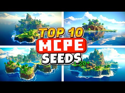 Top 10 Survival Island Seeds For Minecraft Bedrock 1.20!
