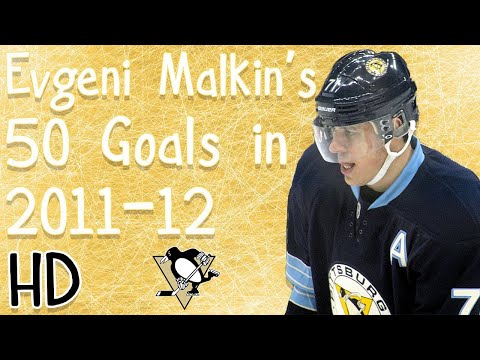 Evgeni Malkin's 50 Goals in 2011-12 (HD)