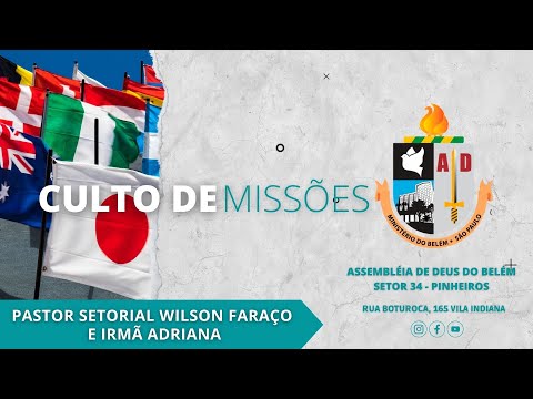 Culto de Missões 11/09/2022