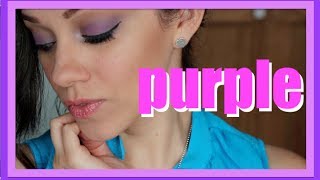 Summer Smokey Eye in PURPLE!
