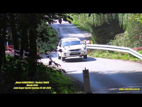 Adam FLORKIEWICZ / Dariusz PANEK - Honda Civic - Letni Super Sprint Szalowa 25-08-2024