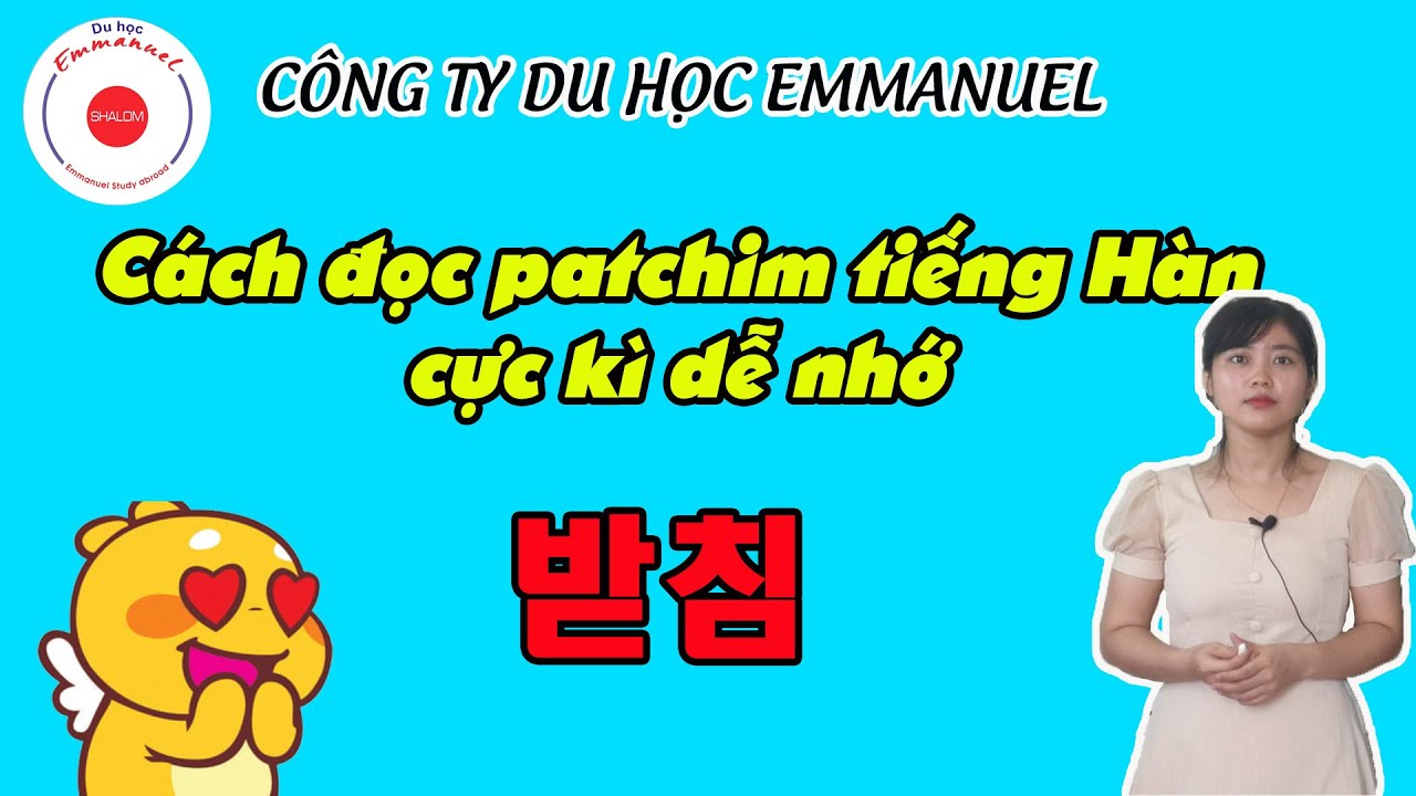 Quy tắc đọc Patchim trong tiếng Hàn