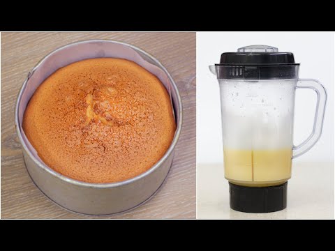 Perfect Sponge Cake Recipe || No Oven-Blender Cake || Delicious Cake in Blender