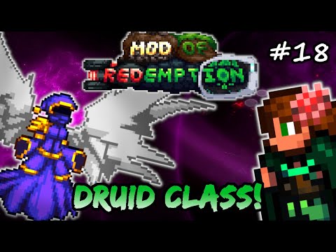 Nebuleus, Angel of the Cosmos MoR Final Boss! Terraria Mod of Redemption DRUID CLASS Let's Play #18