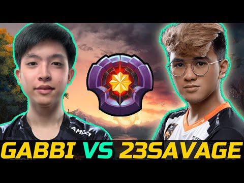 TNC.GABBI VS T1.23SAVAGE - 12KMMR VS 11KMMR CLASS S CARRY BATTLE DOTA 2