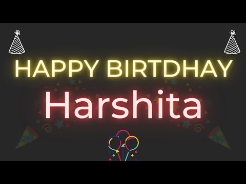 Happy Birthday to Harshita - Birthday Wish From Birthday Bash