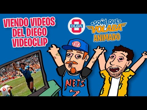 OLGA - I Dreamed I Was Flying ANIMATED - VIDEOS OF DIEGO WITH MY COUSIN (Animated Music Video)