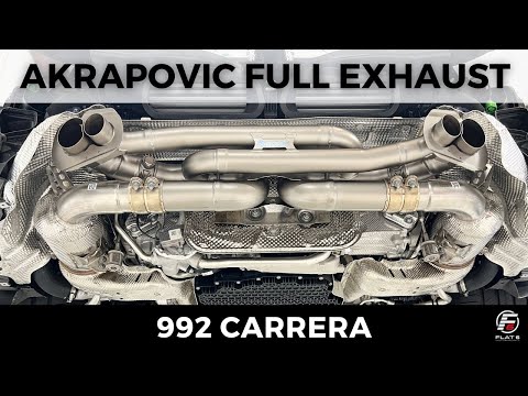 Porsche 992 Carrera GTS with Akrapovic Sport Link Pipes & Slip On Exhaust