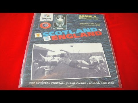 ENGLAND V SCOTLAND | EURO 96 Euro 96 Official Programme