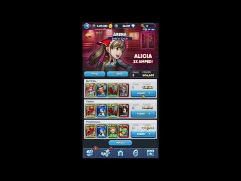 Sega Heroes: Arena battle vs ELITE Ric (round 2)