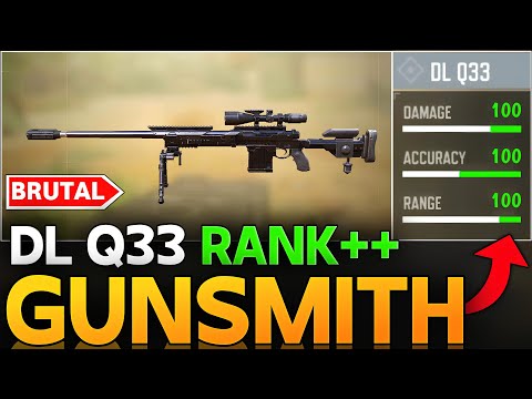 BEST DL Q33 GUNSMITH IN CALL OF DUTY MOBILE | DL Q33 ONE SHOT RANK BUILD FOR COD MOBILE |