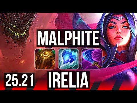 MALPHITE vs IRELIA (TOP) | KR Diamond | 25.21