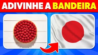 Adivinhe a Bandeira Escondida pela ILUSÃO DE ÓTICA 🔍🌎 Quiz de Geografia