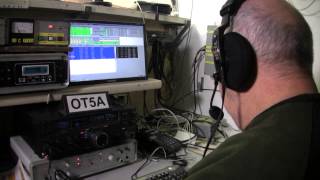 preview picture of video 'OT5A, 15 meterband during CQWW DX contest 2014'
